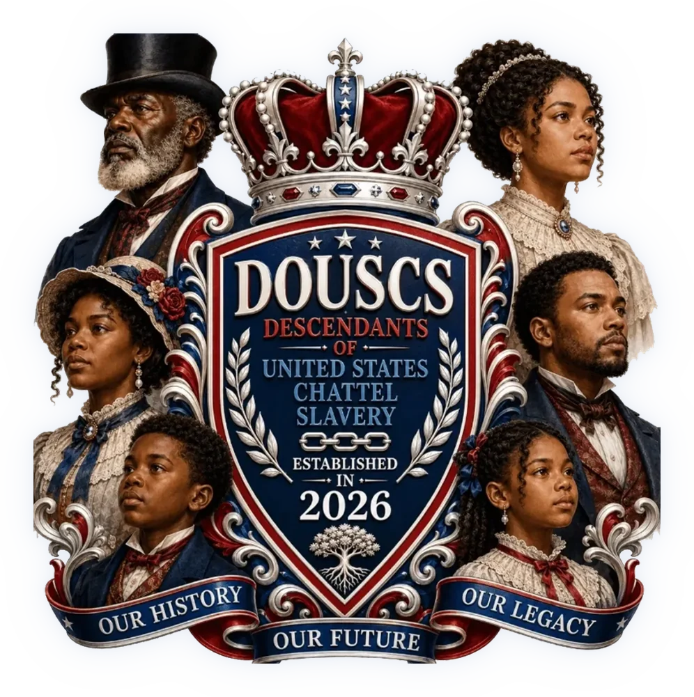 DOUSCS — Descendants of United States Chattel Slavery. Our History. Our Legacy. Our Future.
